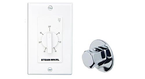 Classic series timer, steam head and escutcheon Classic series timer, steam head and escutcheon