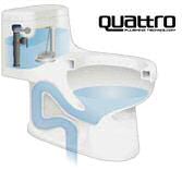 image of Quattro flushing technology diagram