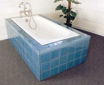 built-in bath tubs