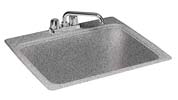 Image of single laundry sink