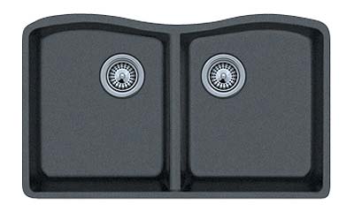 Quartz sink # QUED-3322 double bowl kitchen sink