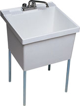 Image of single laundry sink 