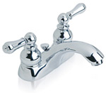 Two handle lavatory faucet