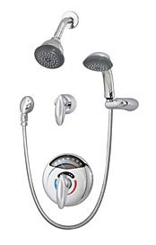 Visu-Temp with Clear-Vue Shower tub/shower system