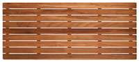 example of a plantation teak bath mat
