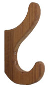 example of a teak robe hook