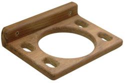 example of plantation teak tooth brush and cup holder