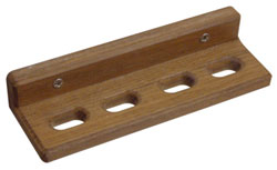 example of the teak tooth brush holder