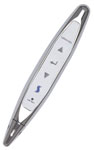 Example of the Thermasol icon style Serenity hand held remote