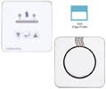 Example of the icon edge style temp-touch steam shower control kit