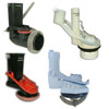 image of toilet flush valves