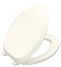 example of an elongated Kohler French Curve toilet seat