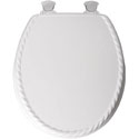 photo of the rope pattern toilet seat