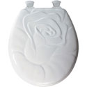 picture of the rose pattern toilet seat