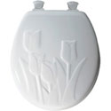 example of the tulip pattern toilet seat