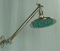 Ultimate downpour shower head with easy clean spray nozzles