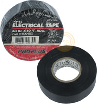 black vinyl electrical tape