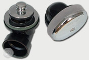 push pull waste and overflow assembly