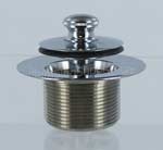 Watco push pull drain assembly with coarse threads