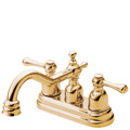 polished brass faucet