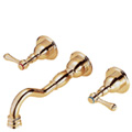 polished brass faucet