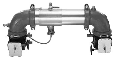 image of the Watts model 957n, shown with butterfly valve shutoffs