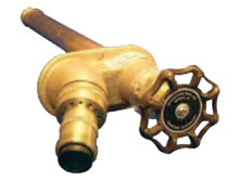Example of a Woodford Model 27 freezeless wall faucet
