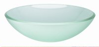 Clear Sandblasted Basin