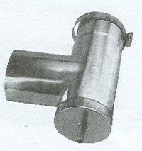 gas vent system - vertical drain tee