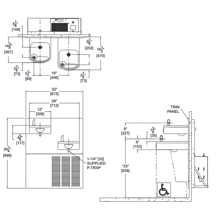 ADA Compliant, Barrier Free Water Coolers by Acorn Aqua