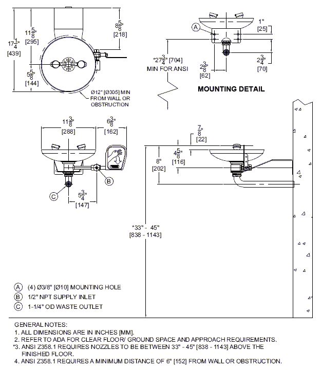 Chronomite Instant water heaters for emergency eyewash stations