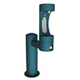 ADA compliant water bottle filling fountain