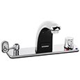 Electronic ADA compliant hands-free faucet