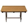 ADA compliant teak shower seat with legs