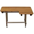 ADA compliant teak shower seat