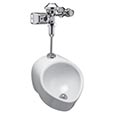 Low flow ADA compliant urinal