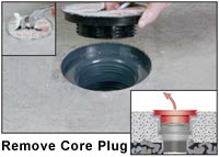Remove Coring Plug