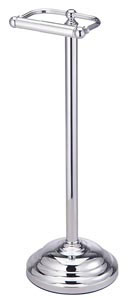 Free standing toilet paper holders can help prevent falling while reaching for toilet paper