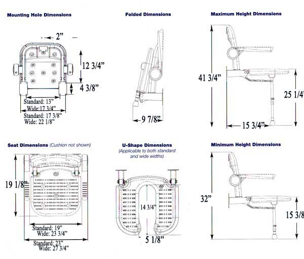 Stand up shower chair online