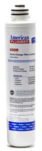 American Plumber 600R replacement filter cartridge