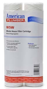 American Plumber W5W replacement filter cartridges