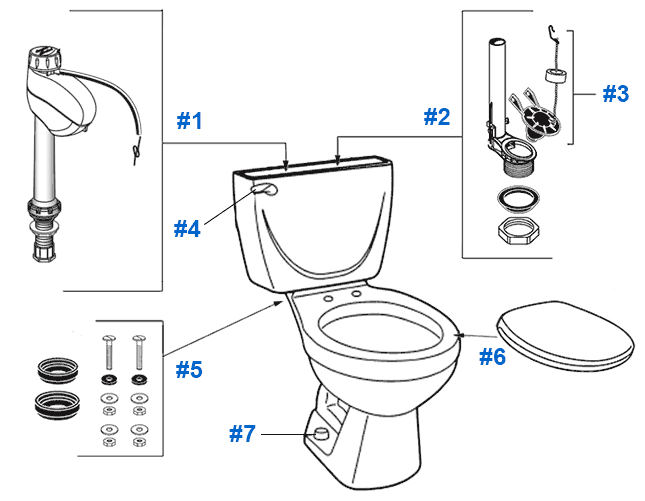 33 American Standard Urinal Parts Diagram