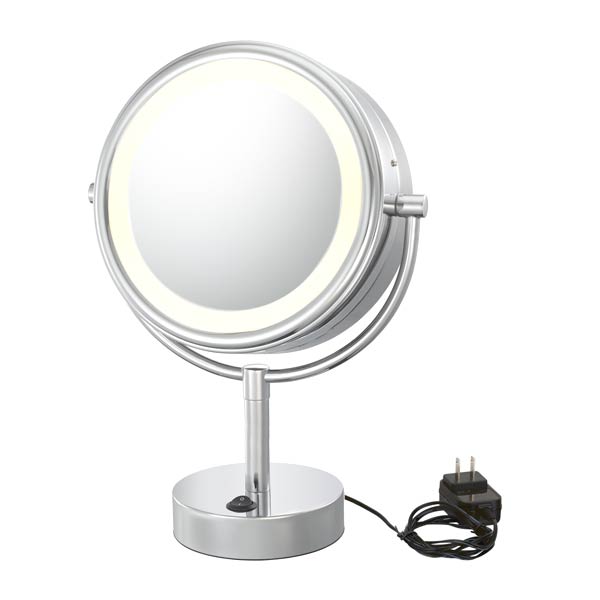 Magnified Makeup Mirror with Switchable Light - Aptations