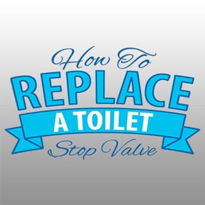 How to Replace a Toilet Stop Valve