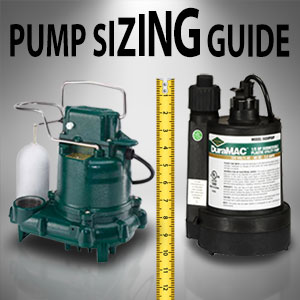 Sump Pump Sizing Chart