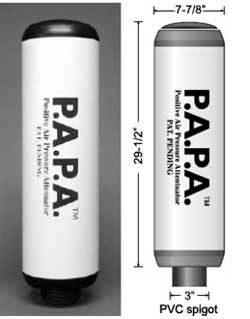 positive air pressure attenuator
