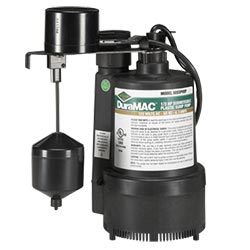 DuraMAC thermoplastic 5033 series 1/3 hp sump pump