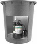 sump pump basin