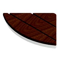 Corner mounted tub or shower seat