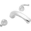 Banner tub filler with lever handles